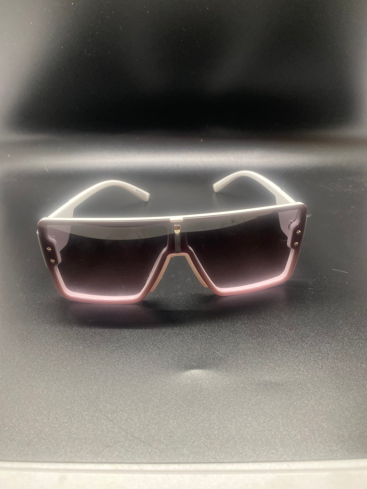 Rose White Sunglasses